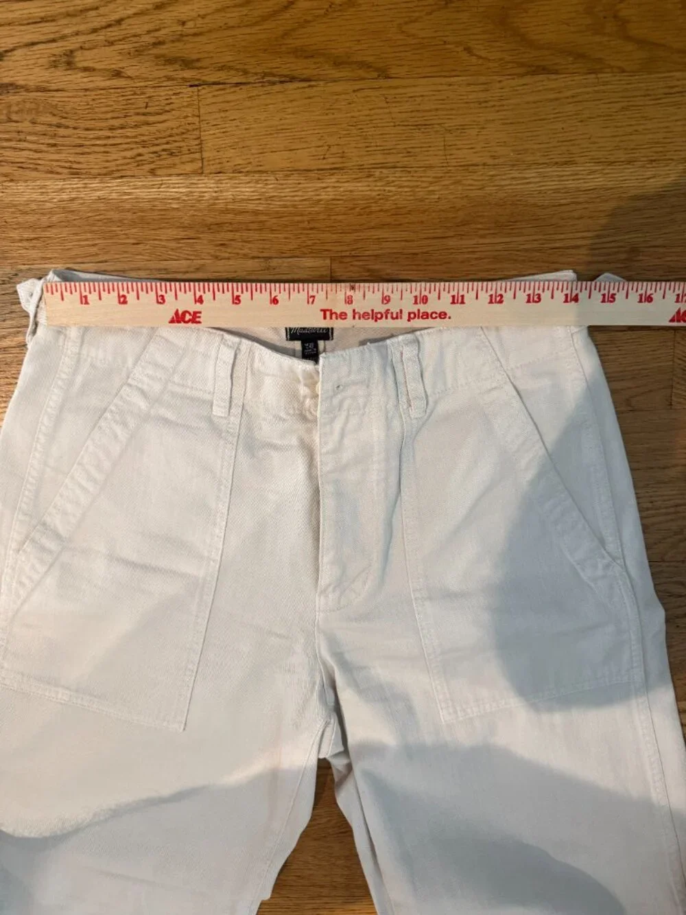 Madewell cream utility trousers - 28x32
